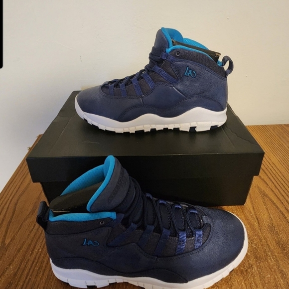 Air Jordan 10 Retro Los Angeles sz 5y - Picture 4 of 10